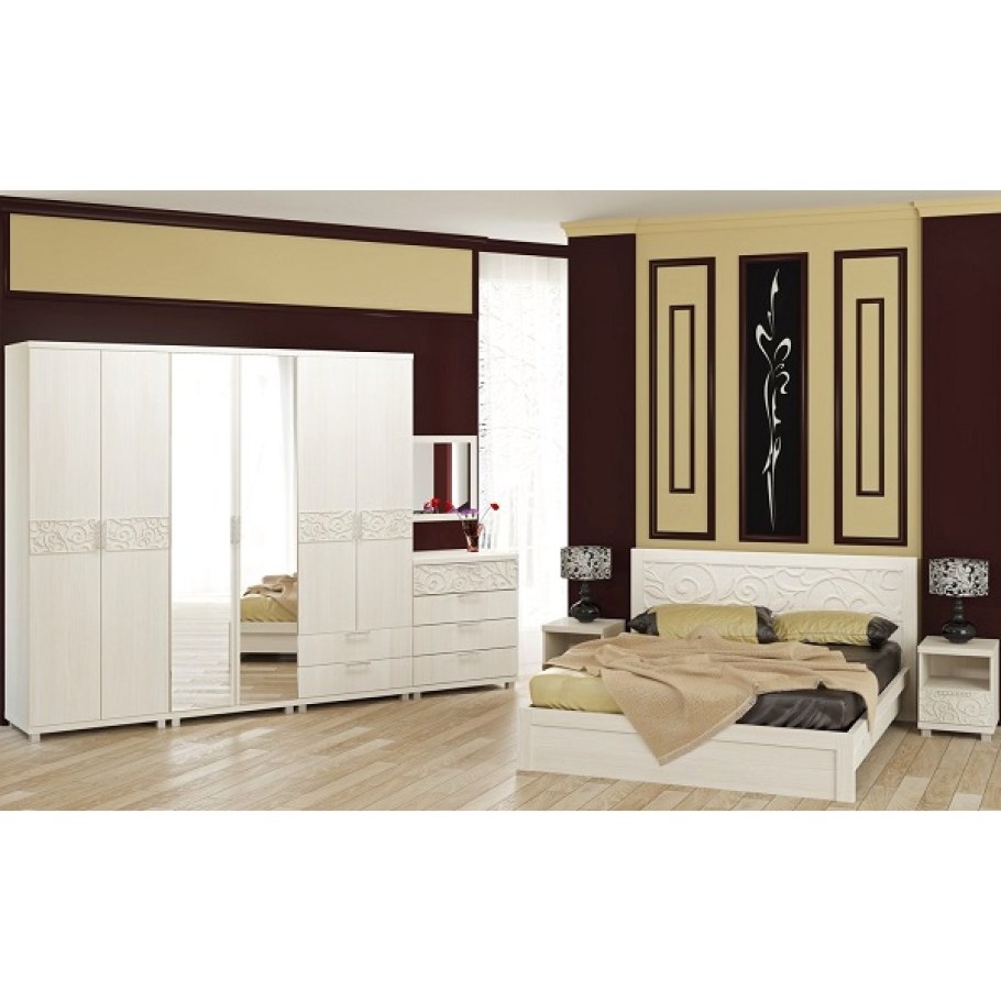 Спальня Ирис дуб бодега Арника