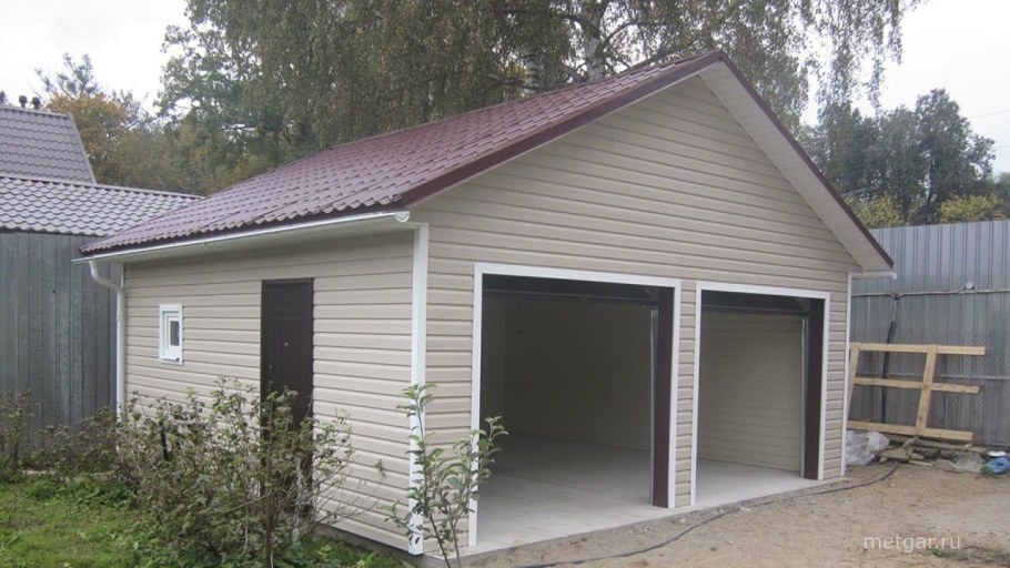 Двойной гараж