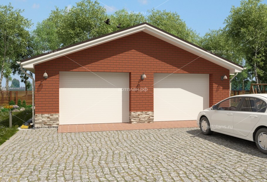 Гараж 5на7 две машины