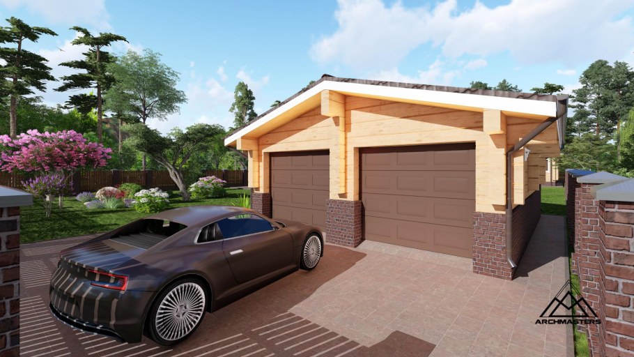 Проект бунгало одноэтажное s-143