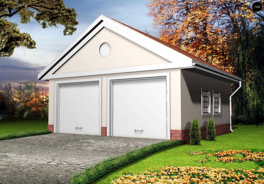 Проект гаража на 2 машины