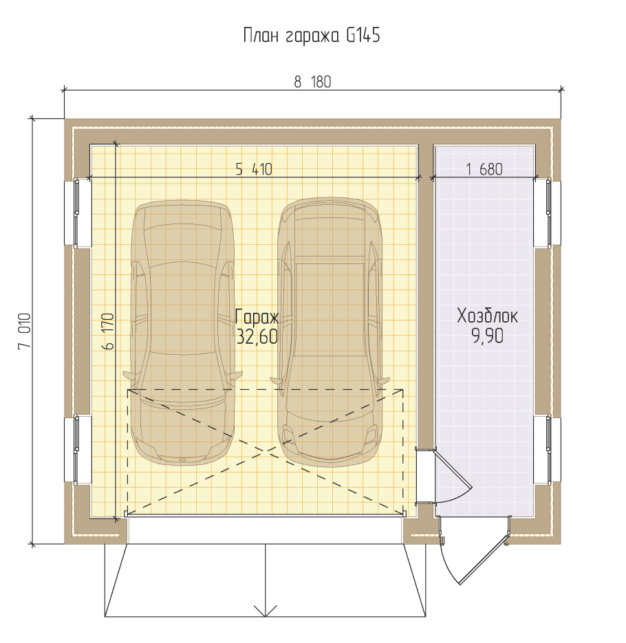 Комфортный дом с гаражом планировка