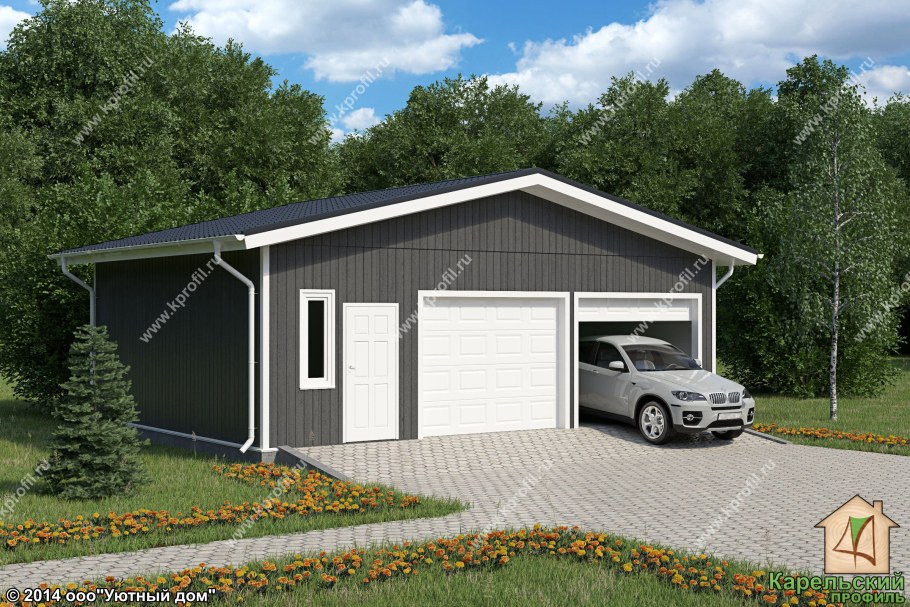 Гараж на 2 машины