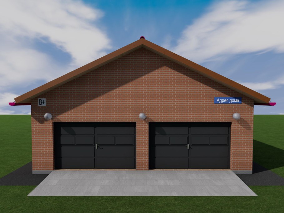 Гараж на 2 машины