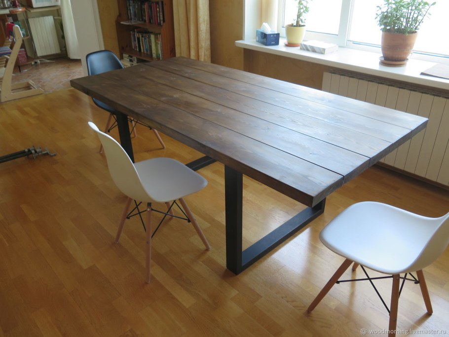 Стол обеденный 1800х800 лофт