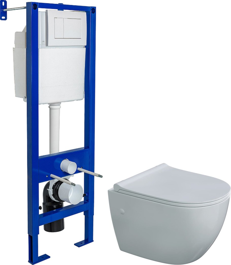 TECEBASE 2.0 модуль в комплекте с панелью смыва TECENOW черная матовая k440407