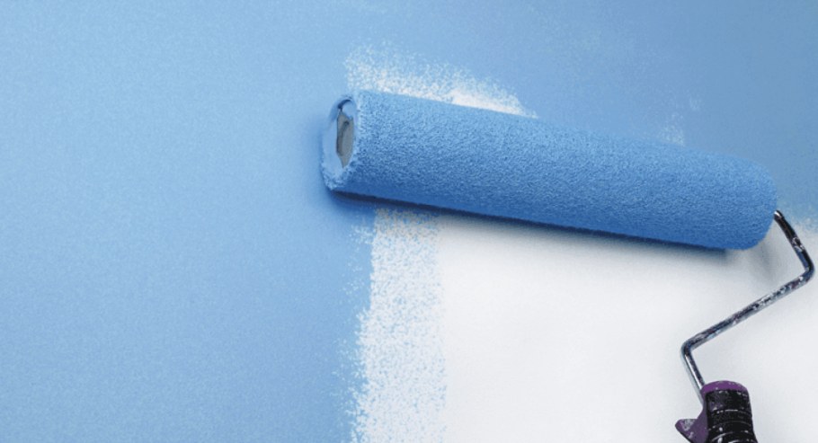 Покраска стен водоэмульсионной краской