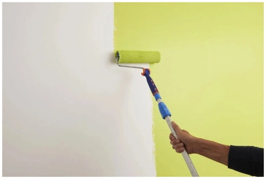 Декоративное окрашивание стен водоэмульсионной краской