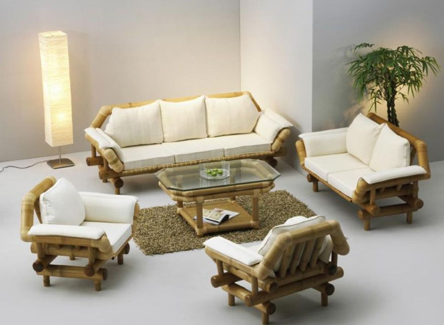 Мебель из бамбука в интерьере