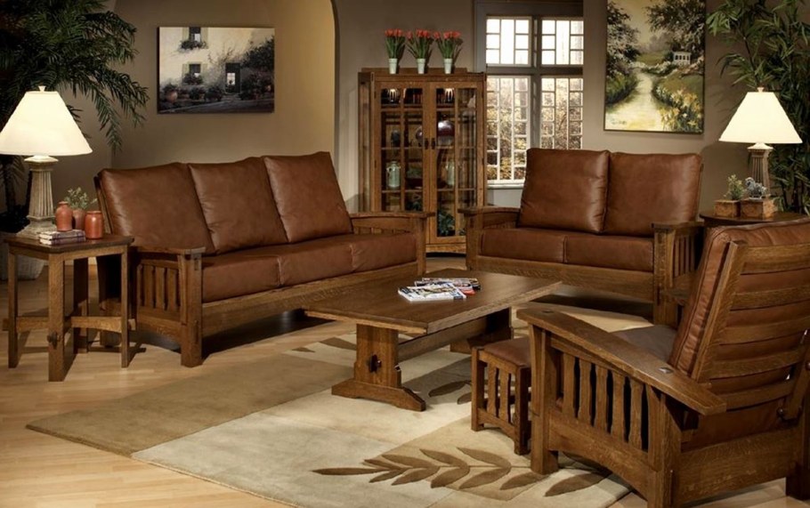 Деревянная мебель в интерьере