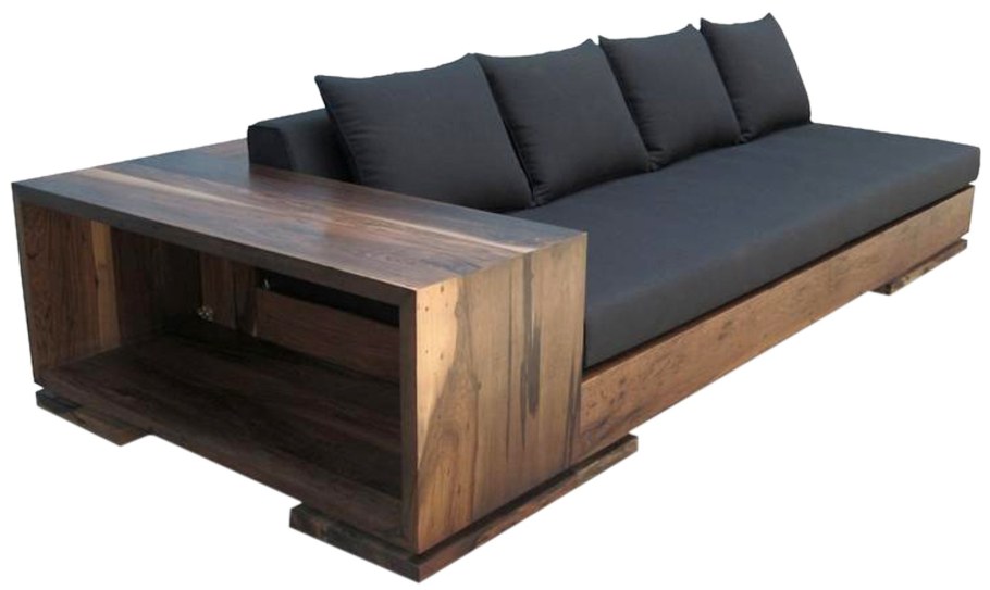 Диван с деревянным низом