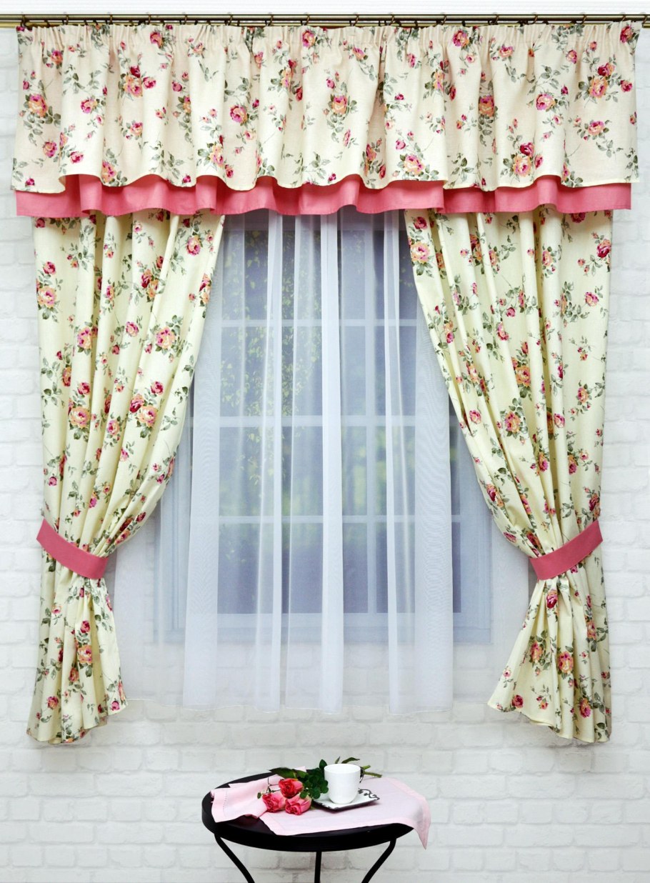Шторы задергушки в стиле Прованс