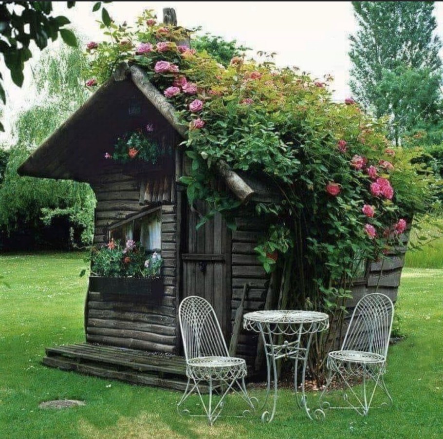 Ландшафтный стиль Кантри деревенский