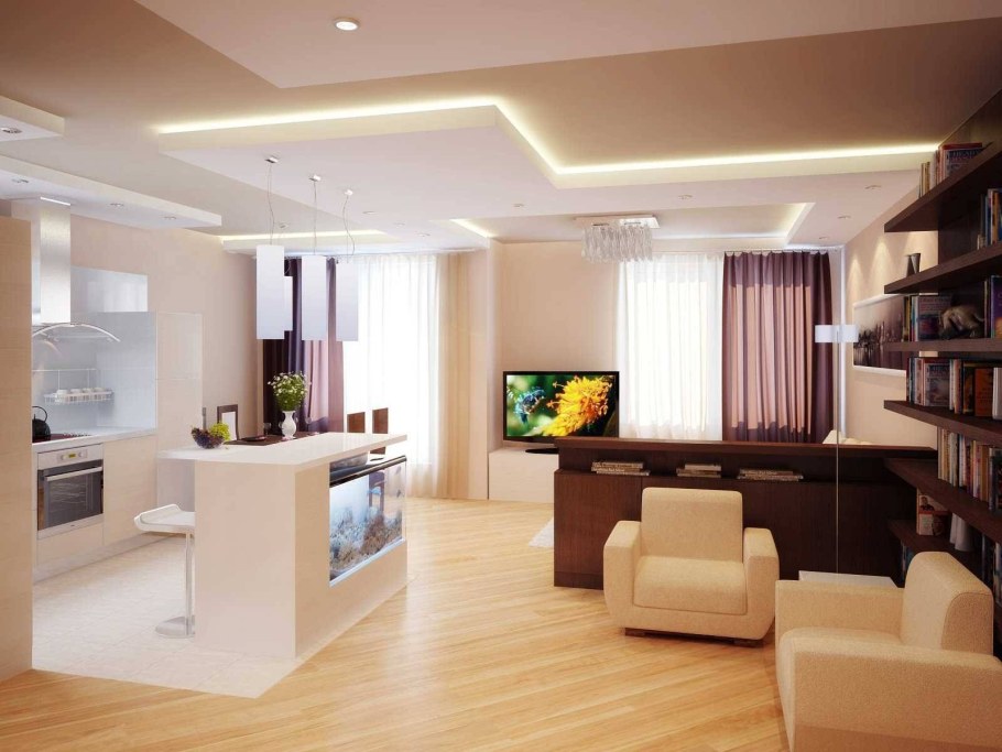 Отделка комнаты в квартире