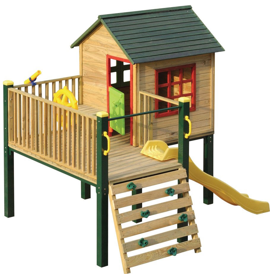 Деревянный игровой комплекс