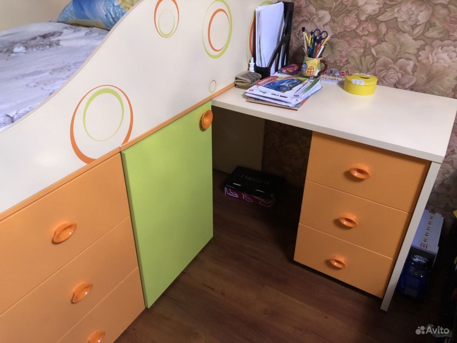 Фруттис кровать комбинированная со столом