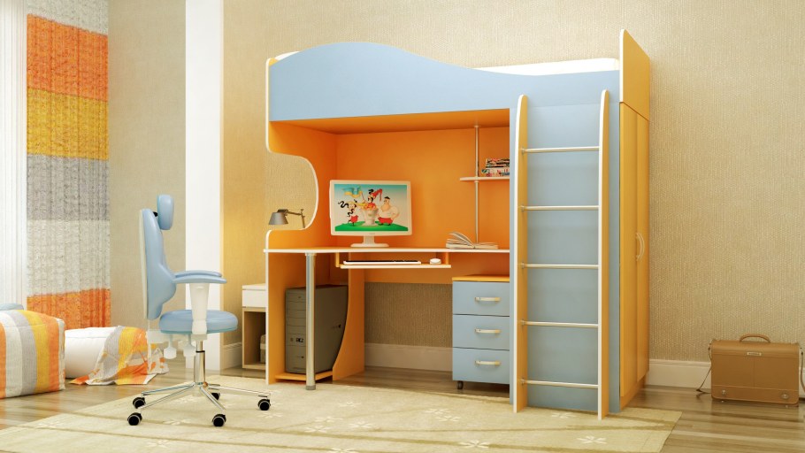 Кровать чердак Фруттис