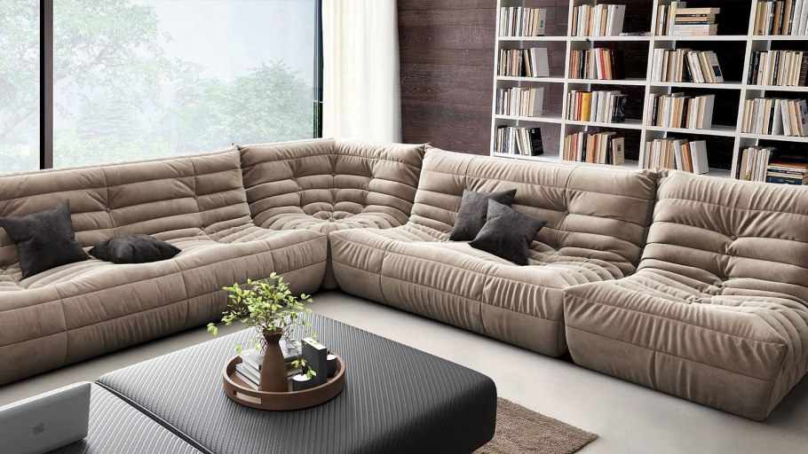 Современные п образные диваны