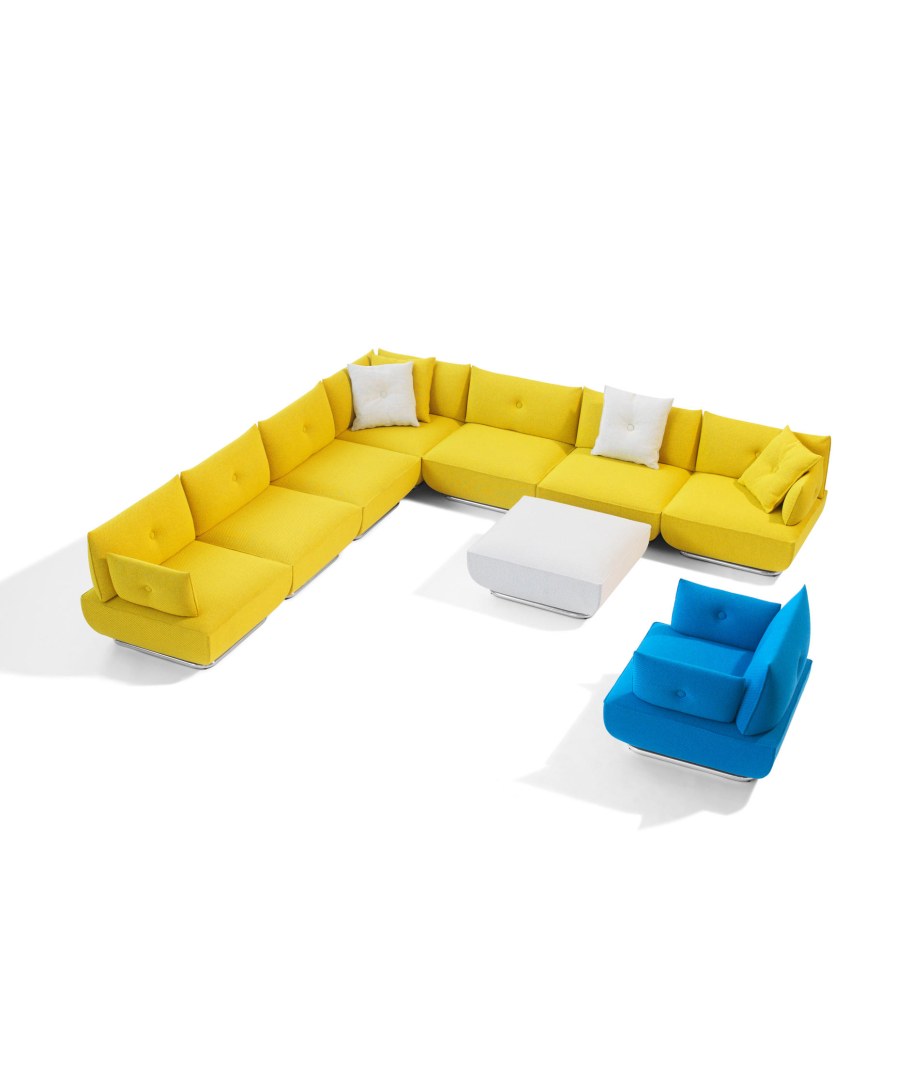 Маленький модульный диван