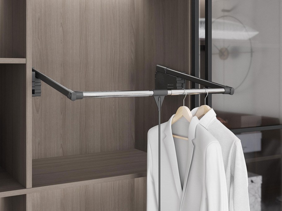 Пантограф Servetto для одежды телескопический 770-1200 мм цвет серый Servetto