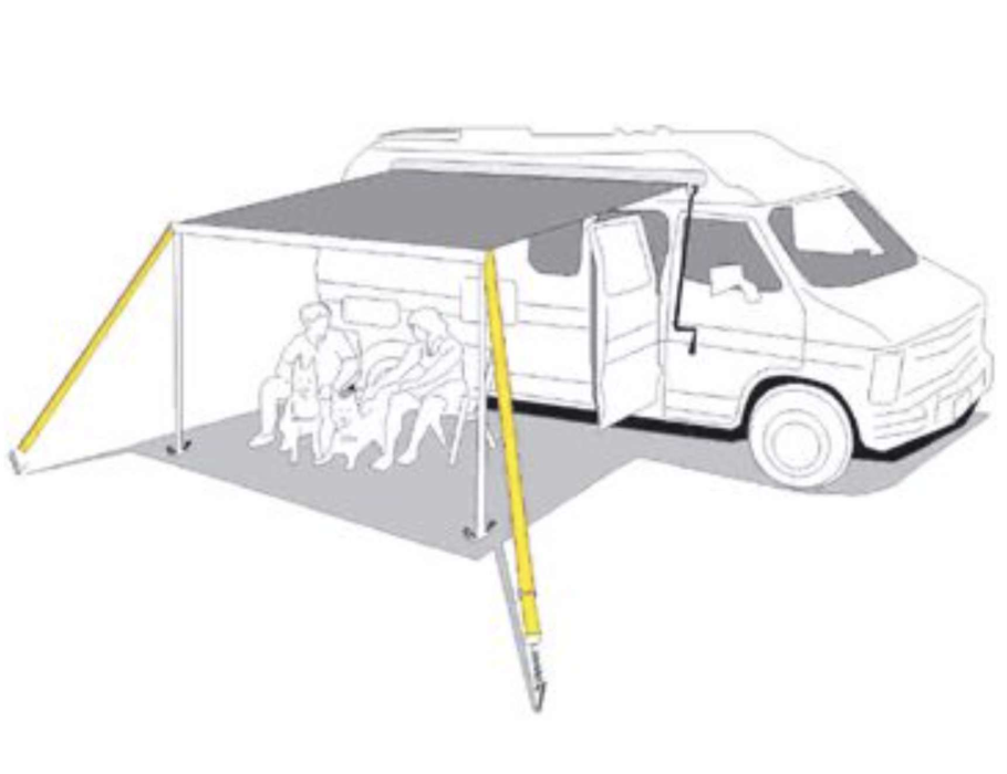 Тент - маркиза BUNDUAWN 360 чертежи