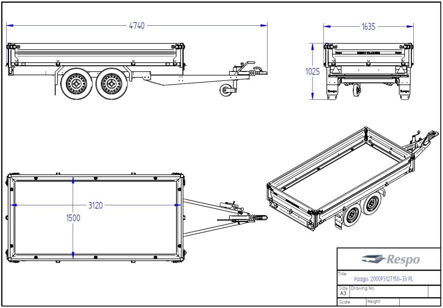 Прицеп автодом габариты