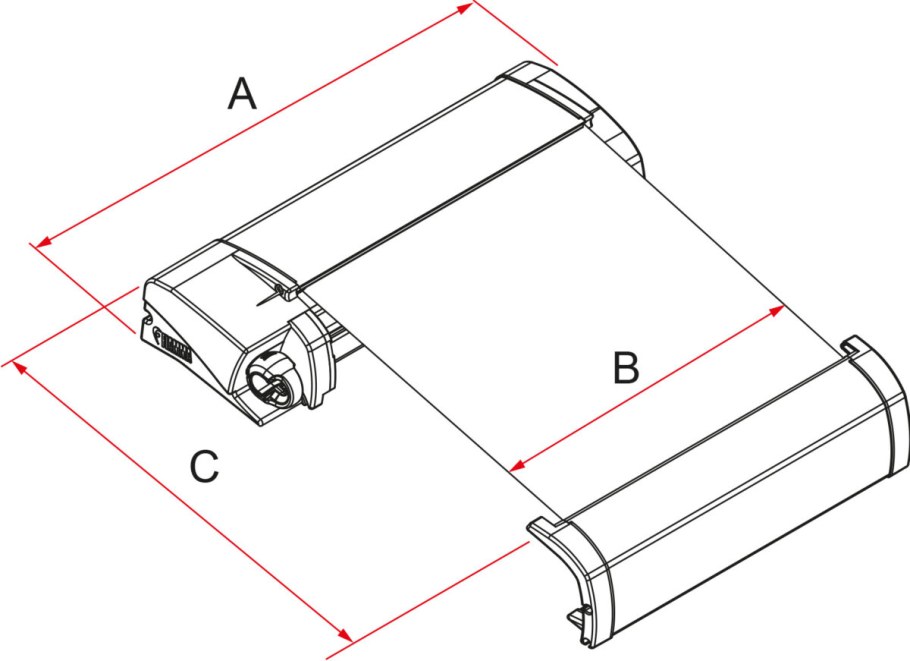 Fiamma f 40 van Markise
