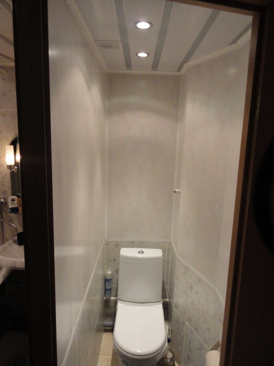 Плитка в хрущевском туалете