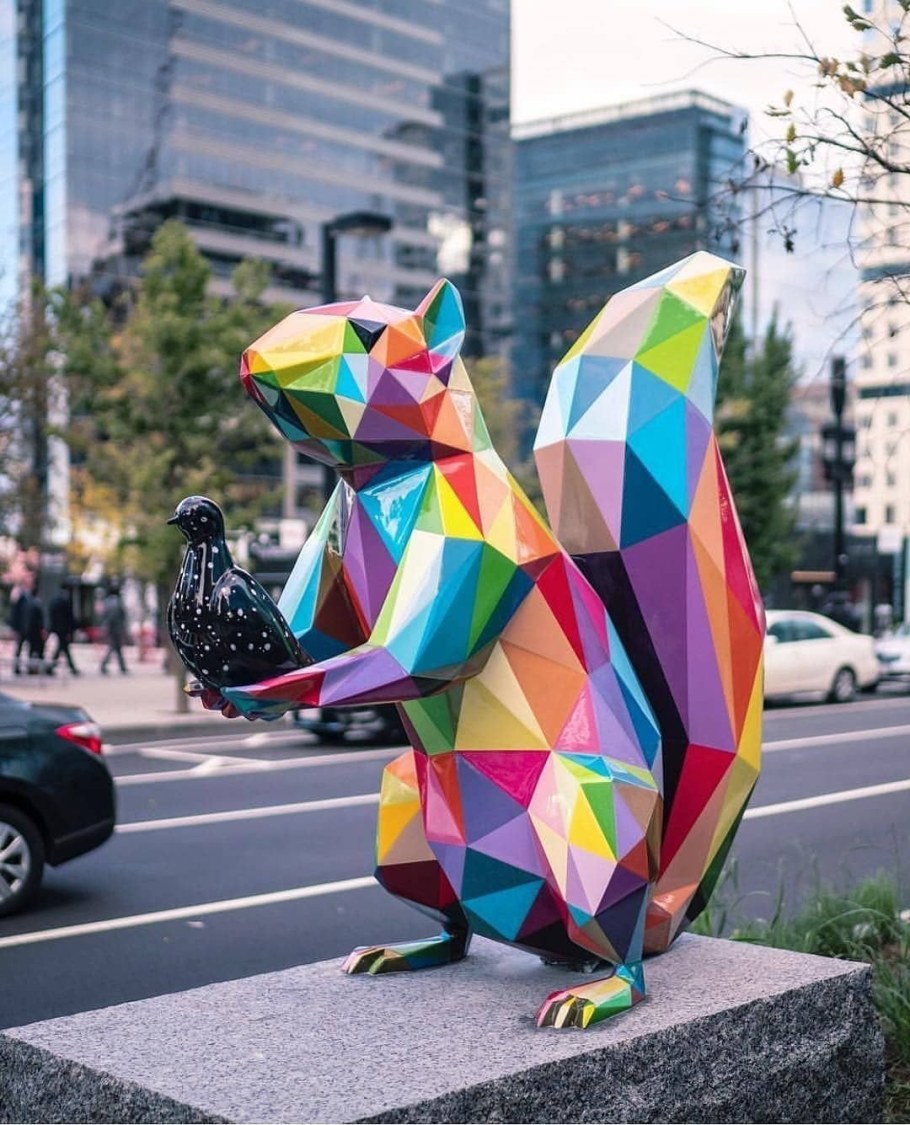 Городские стрит арт объекты