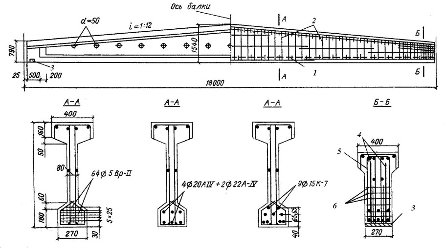 Фермы для односкатного навеса чертеж