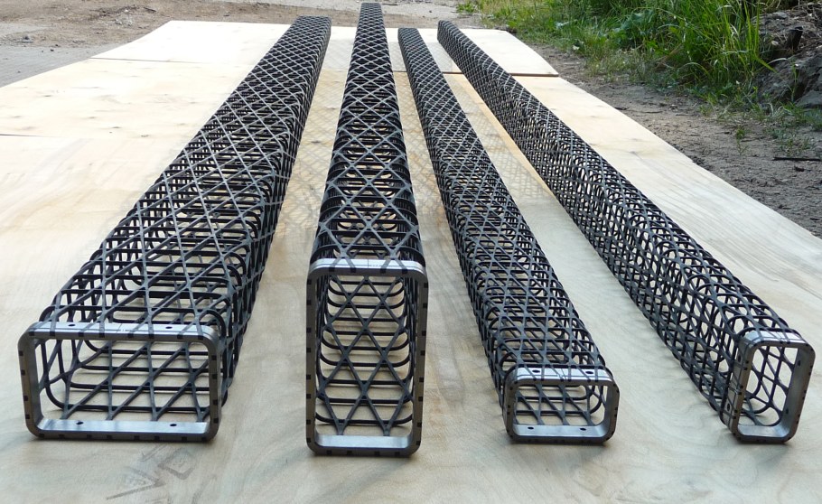 Расчетная схема раскосной фермы