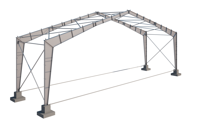 Схема монтажа стальных конструкций