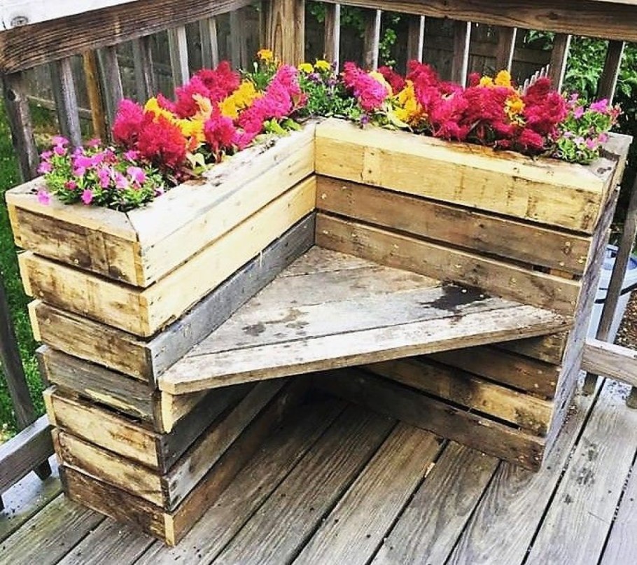 Мебель для сада из паллет