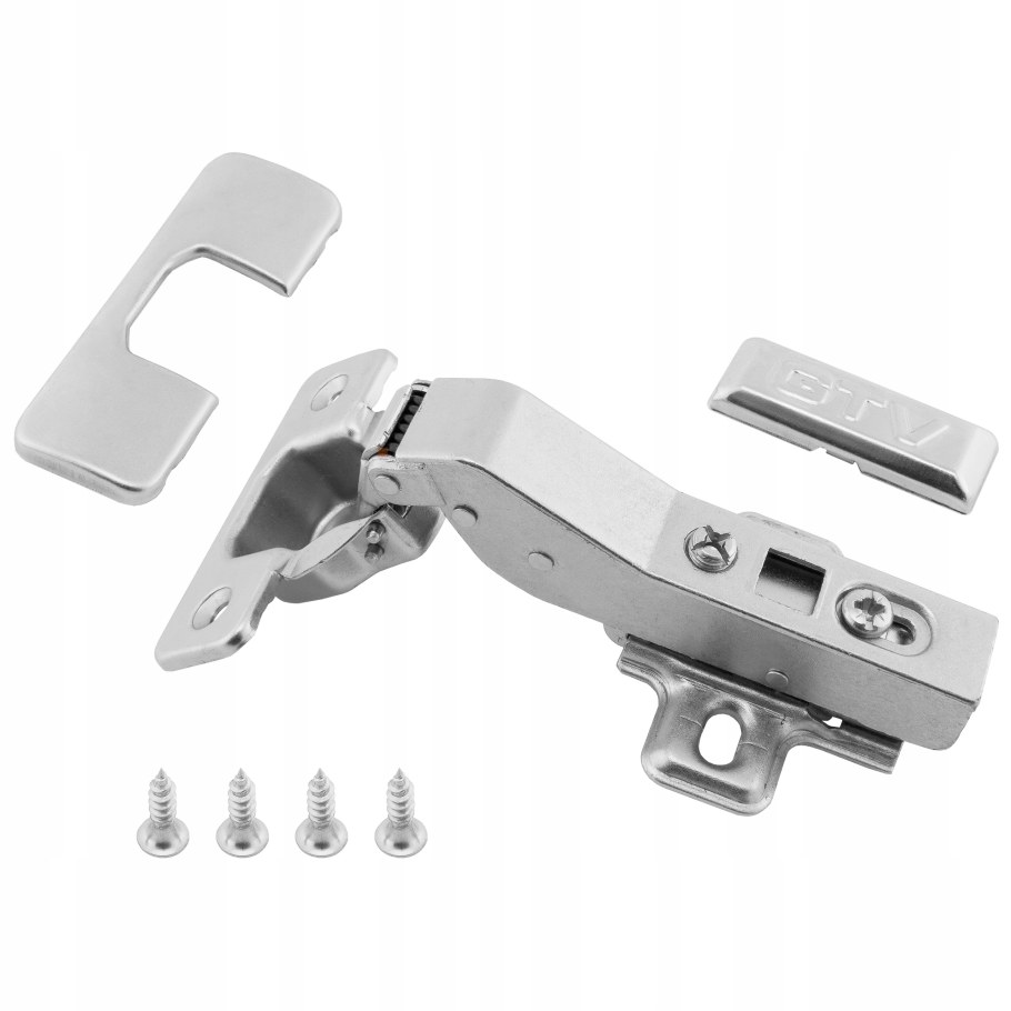 Петля Jet 351 clip-on d35мм с доводчиком угловая 45 град