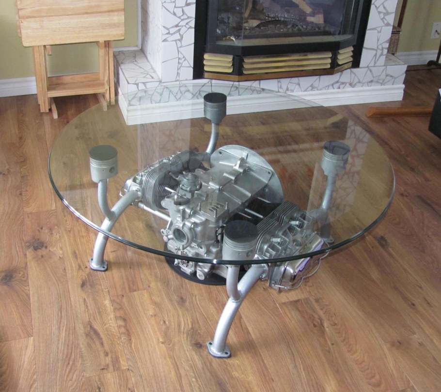 Предметы интерьера из автомобильных запчастей