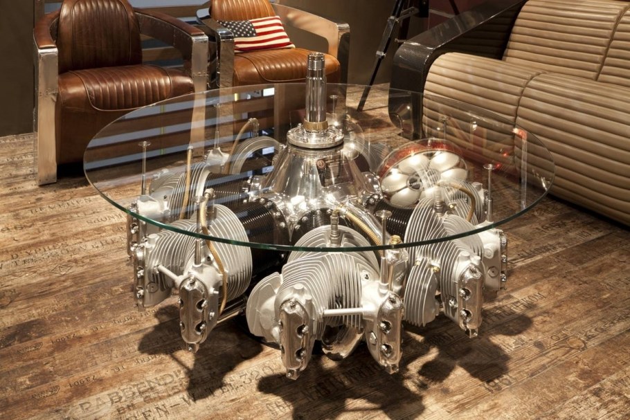 Стол из двигателя мотоцикла