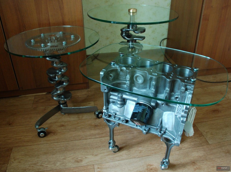 Стол из автозапчастей