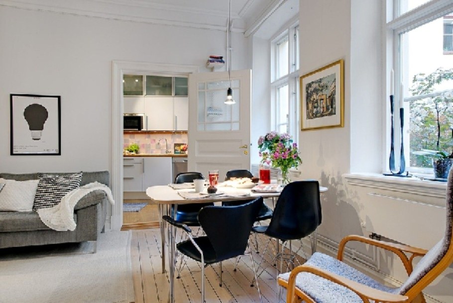 Однушка в скандинавском стиле 43кв