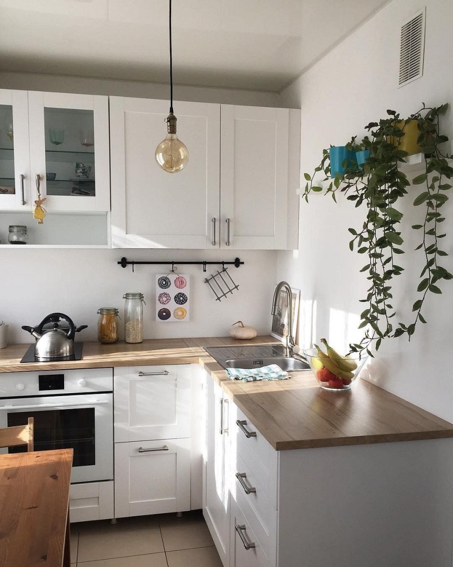 Интерьер Сканди квартиры студии 30 кв.м