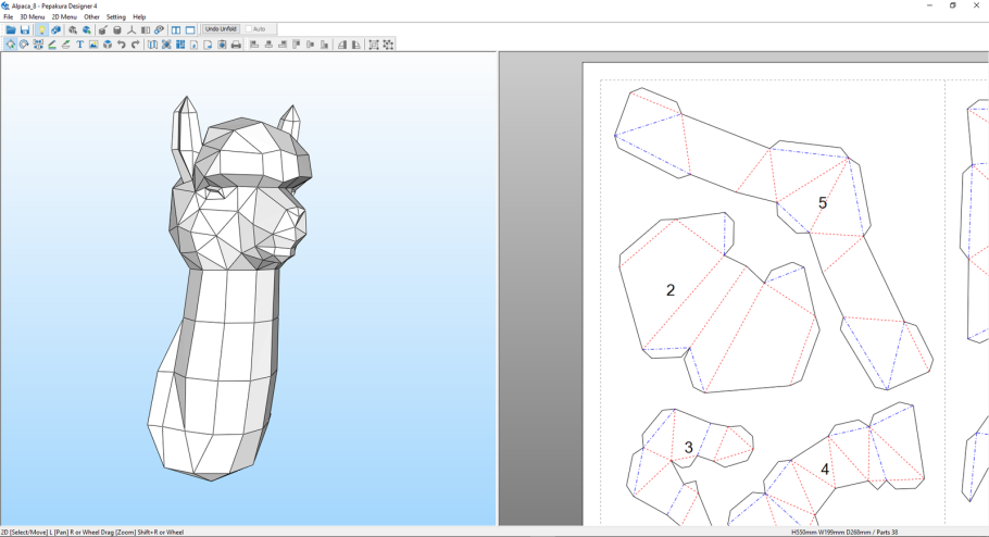 Развёртки для паперкрафта