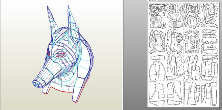 Маска Анубиса пепакура