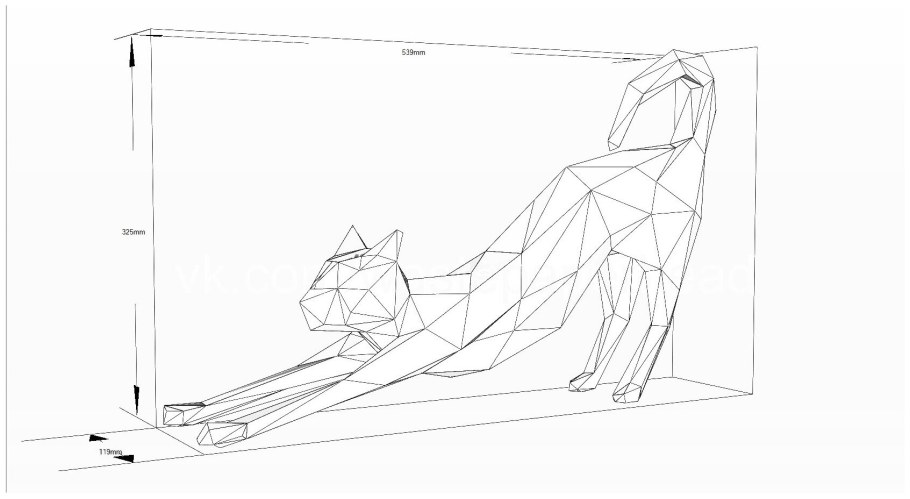 3d-конструктор оригами фигура банан