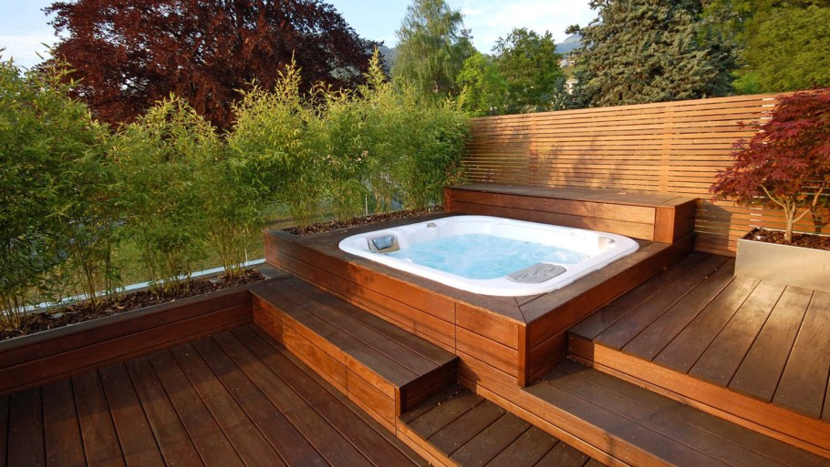 Джакузи на веранде