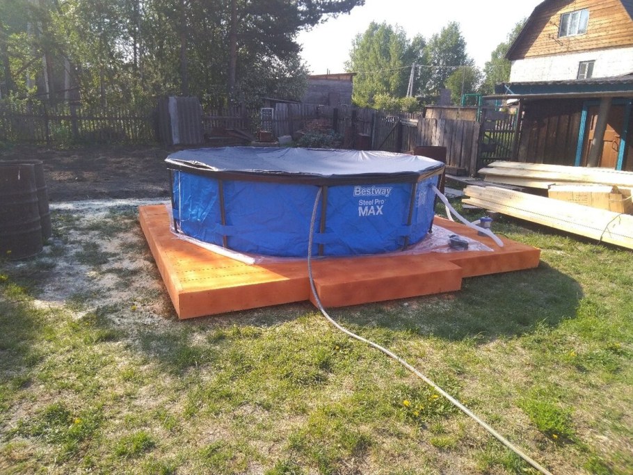 Подиум под бассейн Интекс