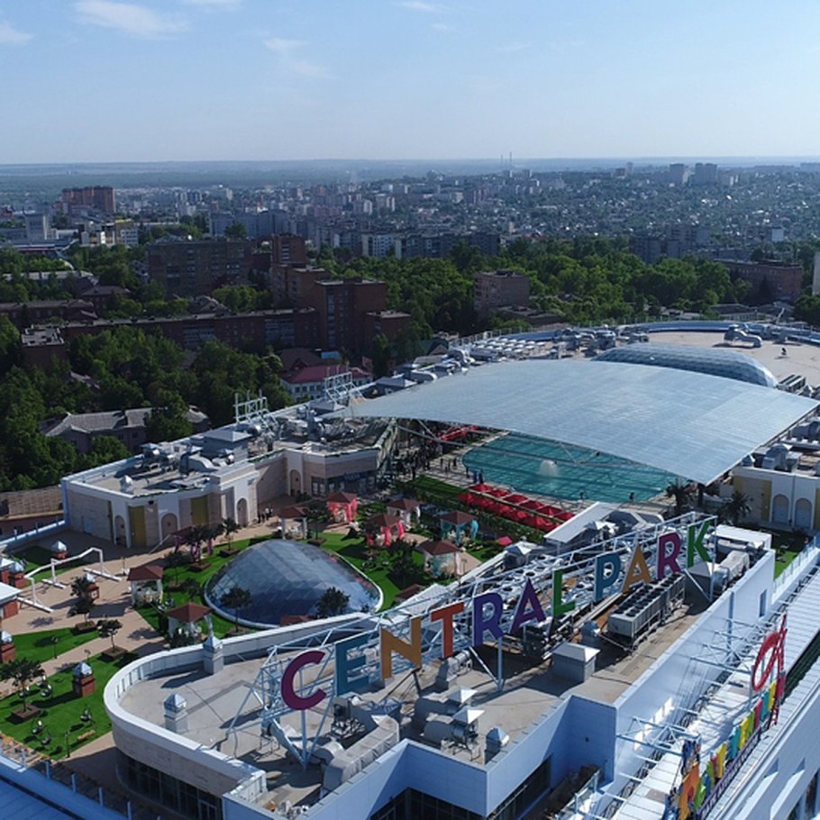 Централ парк Курск крыша