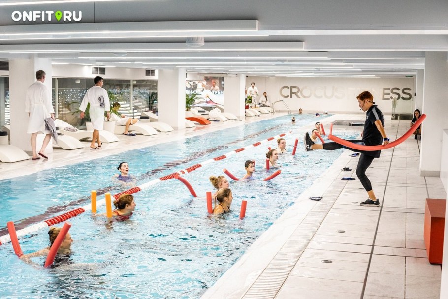 Крокус фитнес Лужники бассейн