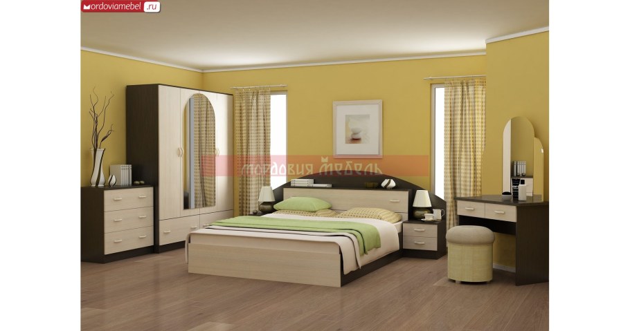 Интерьер-центр спальный гарнитур Александра