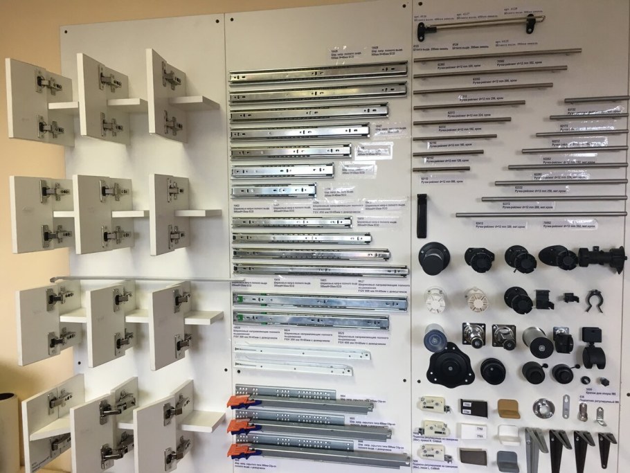 Выставочный зал мебельной фурнитуры