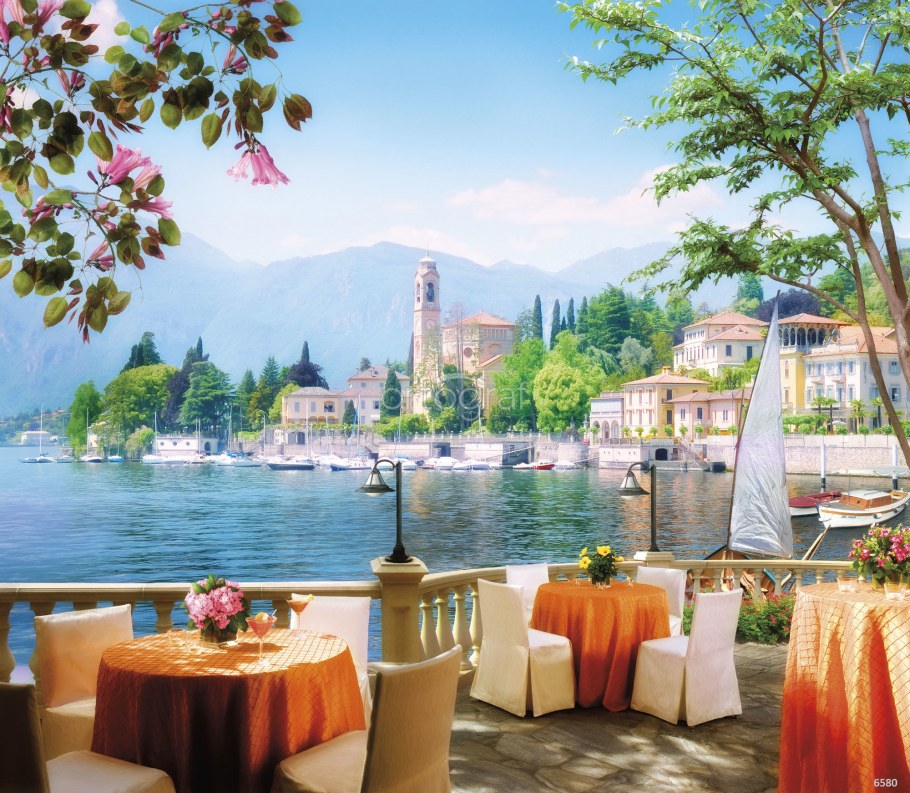 Affresco фрески в интерьере кухни