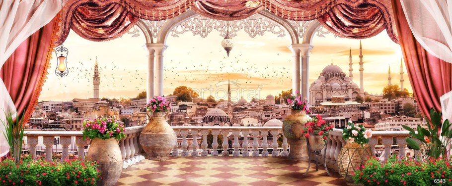 Роспись стен в китайском стиле